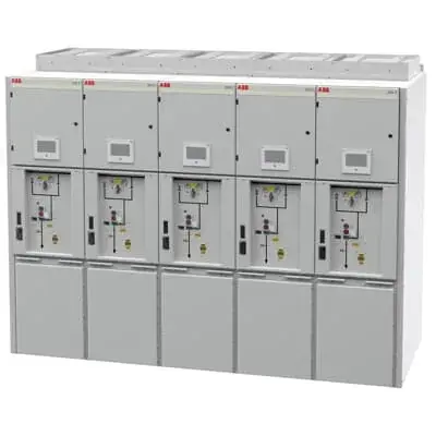 ABB ZX0 gas-insulated switchgear — switchgear, PrimeGear ZX0: 2,500 A / 25 kA; 12 kV dry air