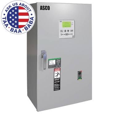 ASCO Power Technologies, a Schneider Electric business since 2017 300 Series power transfer switch, 30-3000 A — Contactor-Based Automatic Transfer Switch