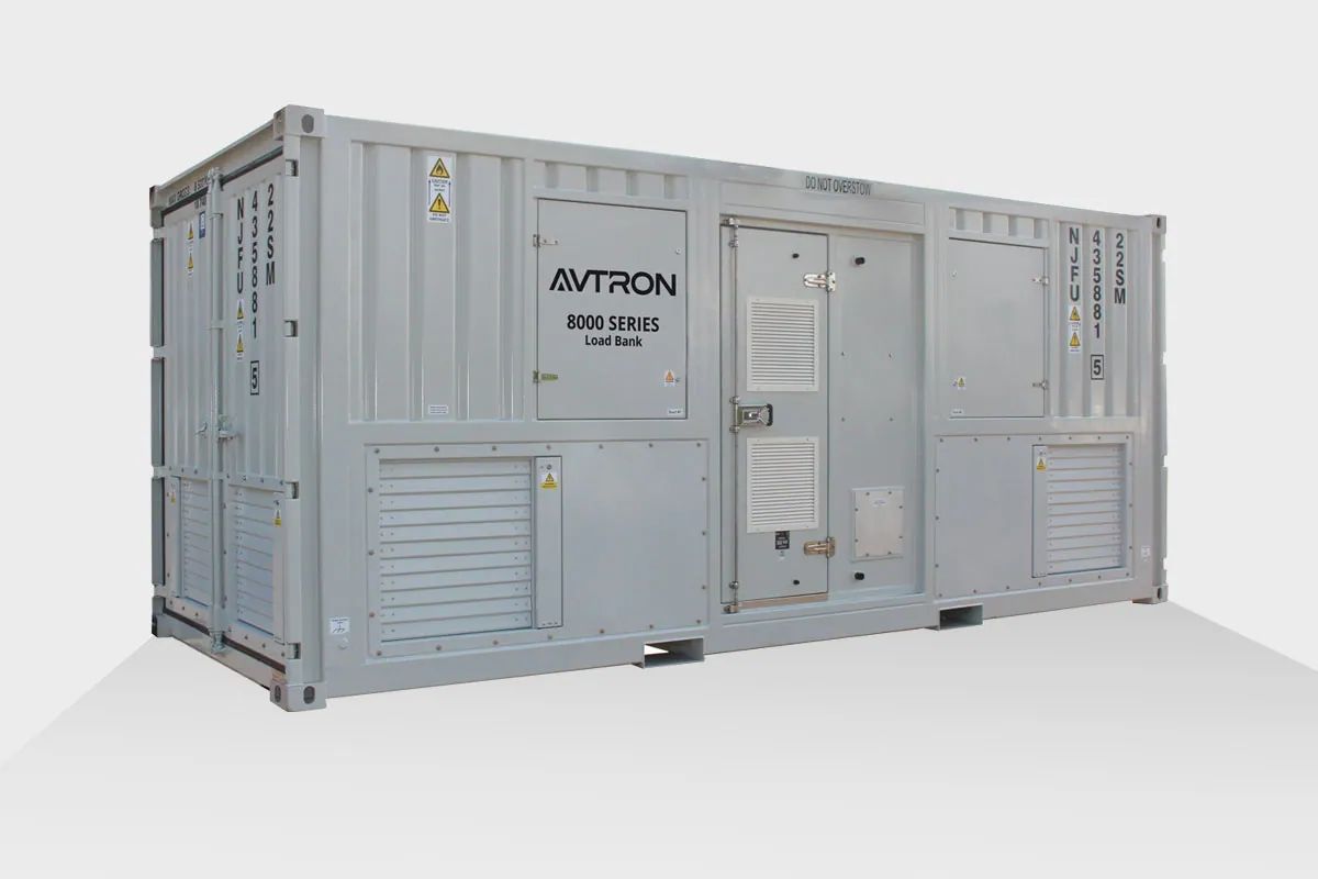 Avtron Power Solutions (Legrand) 8400 — Containerised resistive-reactive, low voltage