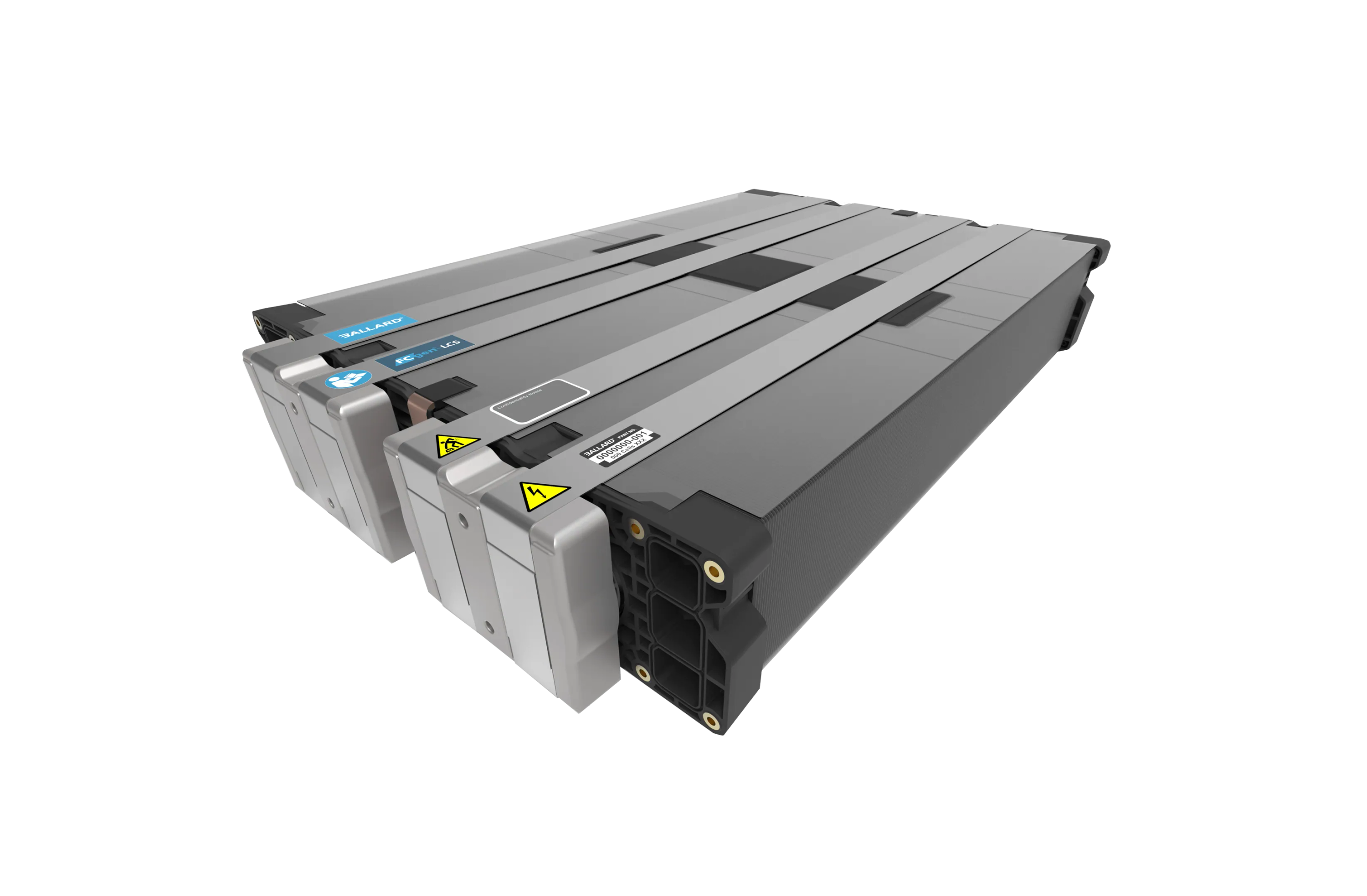 Ballard Power Systems Inc. (Burnaby, British Columbia; NASDAQ and TSX: BLDP) FCgen-LCS liquid-cooled stack, 93 kW gross direct current — Proton Exchange Membrane Stack
