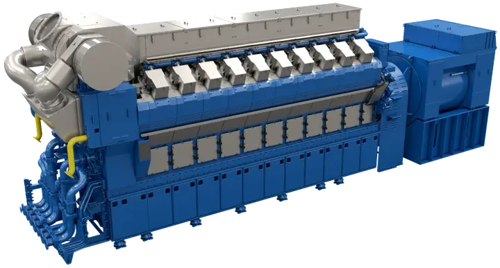 Bergen B36:45V20 — gas engine, 11,280 kW continuous
