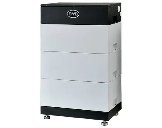 BYD Battery-Box Commercial C130 and C230 lithium iron phosphate cabinets — battery, 150 on the C130 and 250 on the C230 A