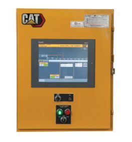 Caterpillar Inc. (Electric Power) EMCP 4.4 Master Control Panel with XLM and EGP switchgear — Paralleling