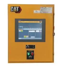 Caterpillar EMCP 4.4 Master Control Panel with XLM and EGP switchgear — switchgear