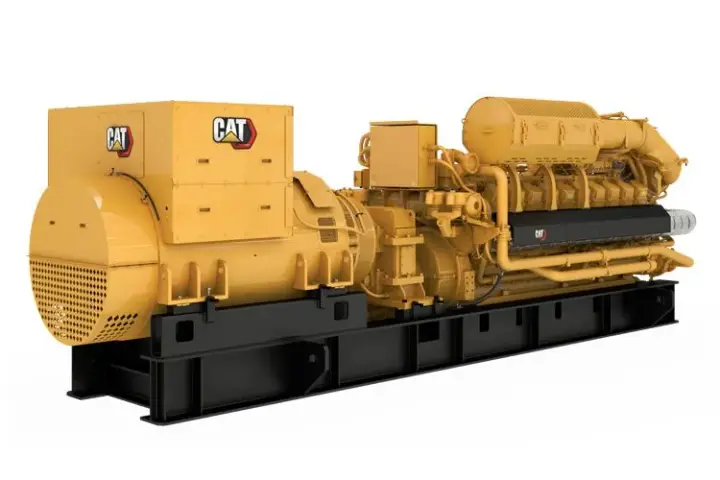 Caterpillar G3520H — gas engine, 2,519 / 2,500 ekW at 1.0 pf