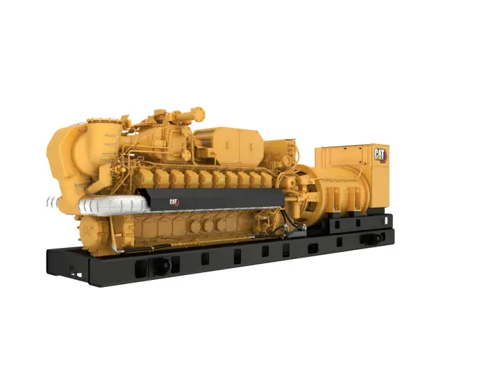 Caterpillar G3520K — gas engine, 2,552 (3,145) ekW (kVA) at 1.0 pf, 60 Hz