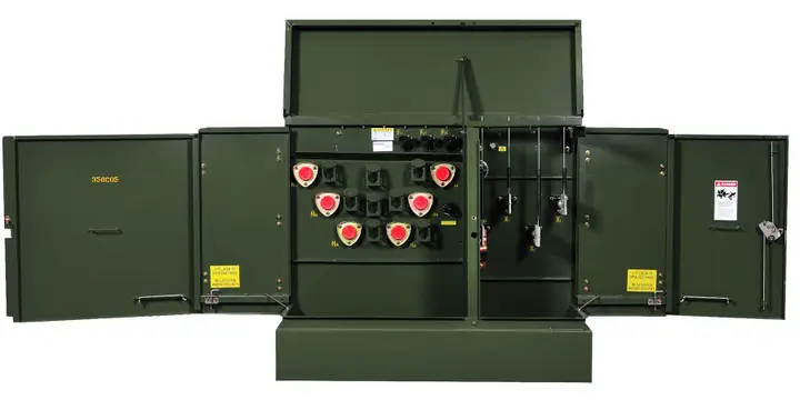 ERMCO Three-phase pad-mounted transformers (30-3,000 kVA) — transformer, 30-3,000 kVA