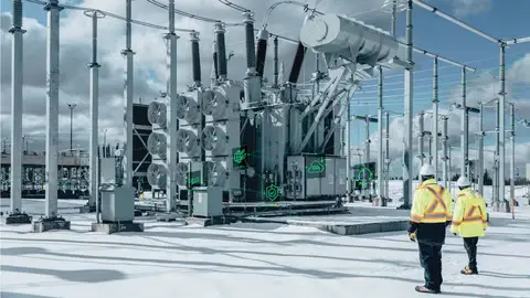 Hitachi Energy EconiQ power transformer portfolio (natural ester) — transformer, 115/21 kV, 40 MVA