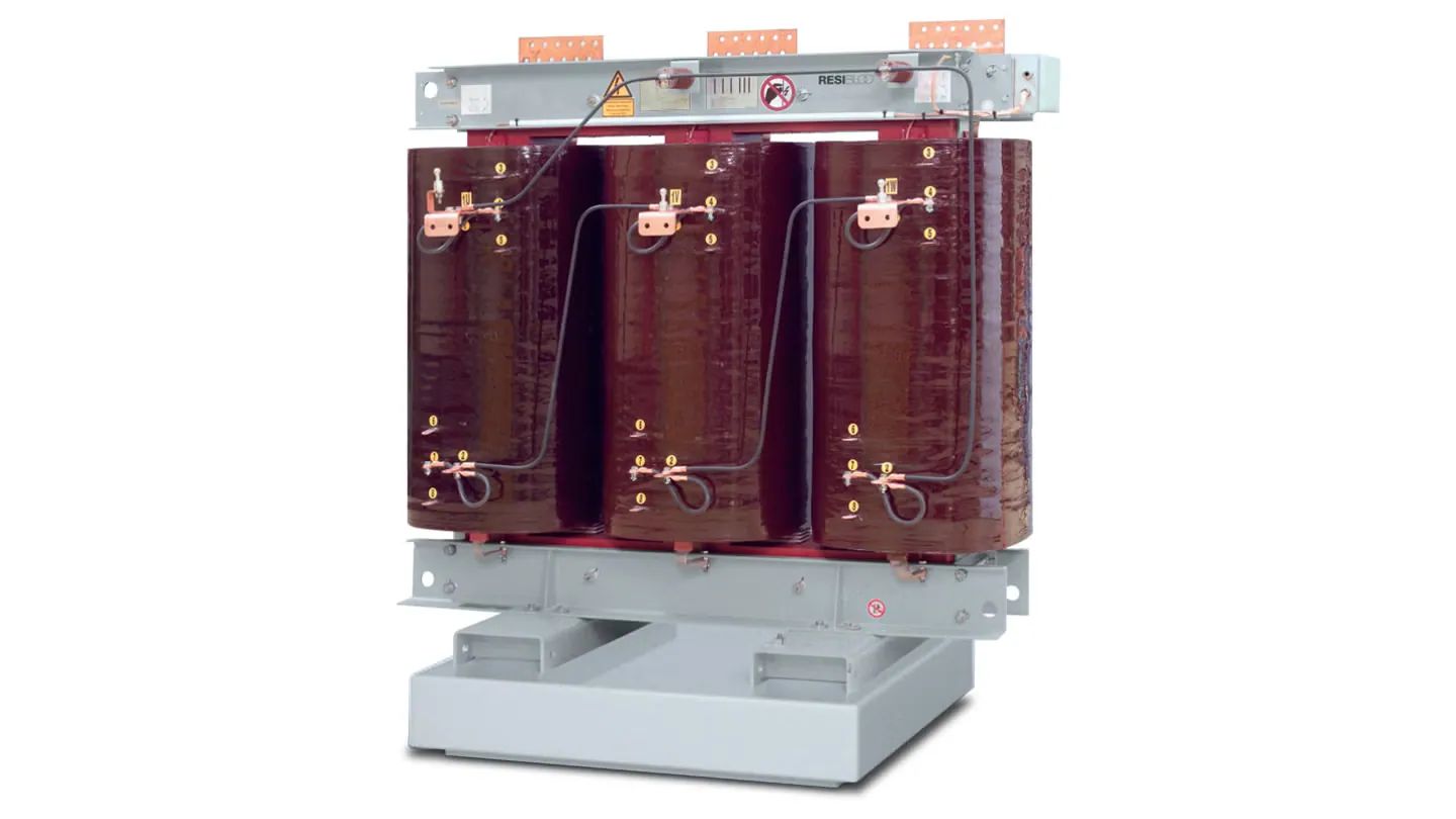 Hitachi Energy Ltd, RESIBLOC brand, Brilon, Germany; formerly ABB Power Grids, renamed October 2021. RESIBLOC — Cast-Resin Dry-Type, up to 63 MVA