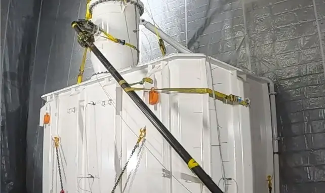 Hitachi Energy TXpand rupture-resistant tank system — transformer, 330 kV / 210 MVA