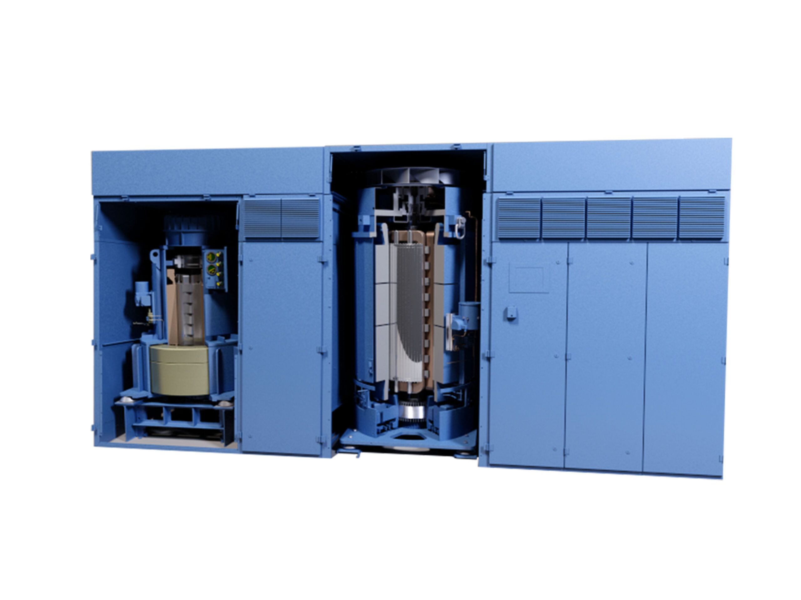 Piller Power Systems GmbH (Langley Holdings plc) UNIBLOCK UBT+ rotary UPS, 150 kW to 50 MW — Rotary UPS