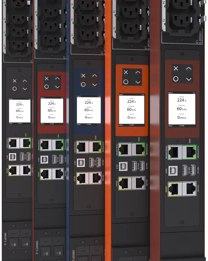 Raritan PX4 intelligent rack PDU, 12 to 100 A, up to 48 outlets — pdu, up to 60 degrees C