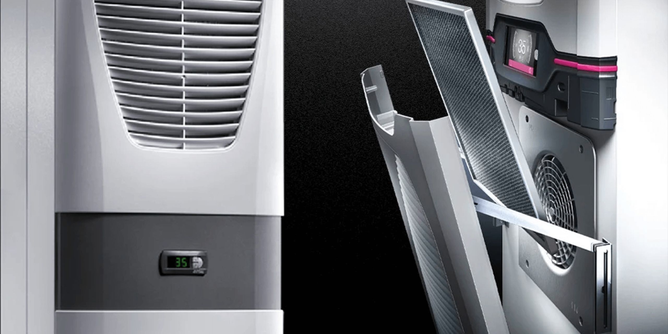 Rittal GmbH & Co. KG (Friedhelm Loh Group) LCP Rack DX / LCP Inline DX — In-row / rack-adjacent direct-expansion (DX) cooling
