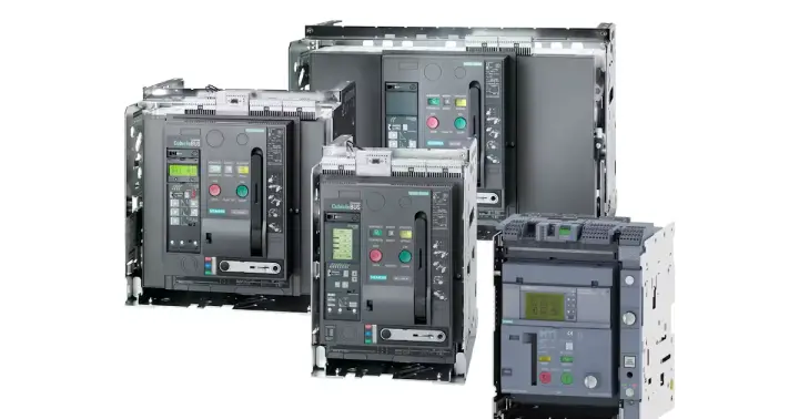 Siemens SENTRON 3WL air circuit breaker (phase-out October 2026) — switchgear