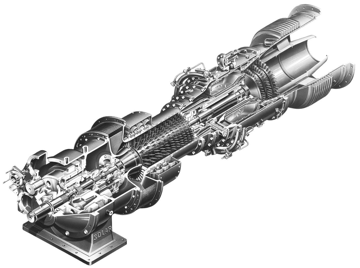 Solar Turbines Centaur 40 — gas turbine, 3515 kWe