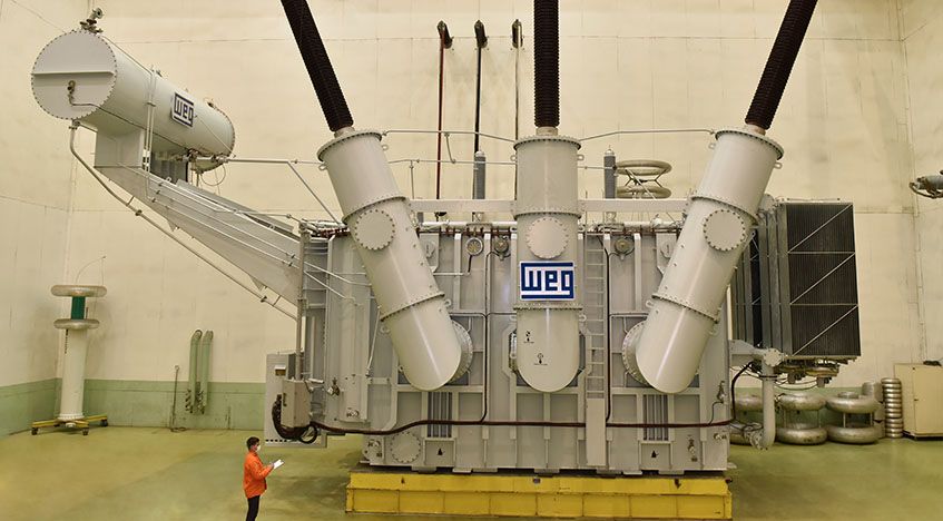 WEG S.A. (WEG Transformers USA, Washington, MO) Large power transformers (10-350 MVA US; to 500 MVA Brazil) — Power & GSU (Oil-Filled), 10-350 MVA